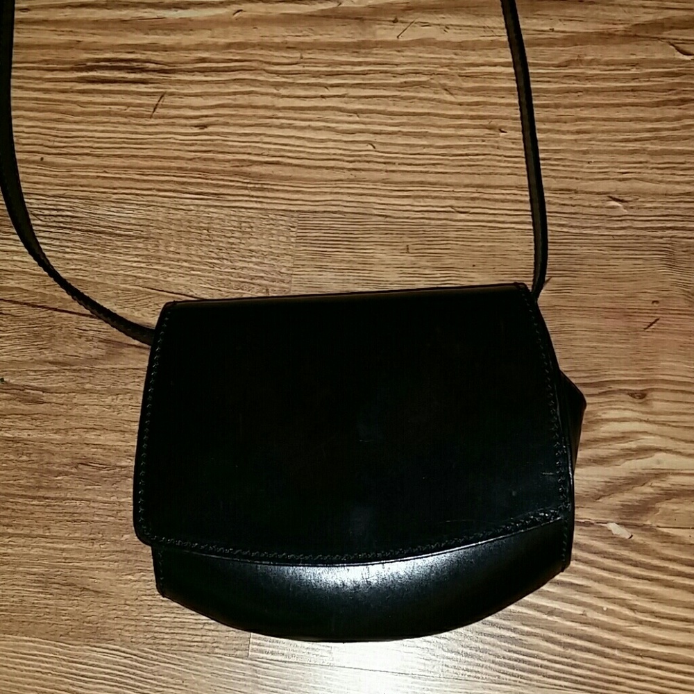 De Vecchi Black Leather Purse
